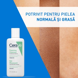 CeraVe Gel de Curatare Spumant 88ml – Ten normal si gras, cu ceramide - Img 11