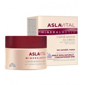 Crema antirid cu calciu Mineralactiv, 50 ml, Aslavital - Img 6