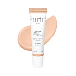 Crema BB multifunctionala cu SPF 30 PA+++ Nuanta 15 Rose Ivory Wonder Releaf Centella, 30 ml, Purito - Img 2