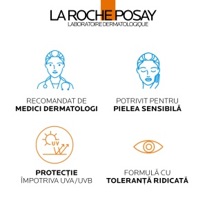 Crema hidratanta colorata SPF50+ Anthelios UVmune, 50 ml, La Roche-Posay - Img 6
