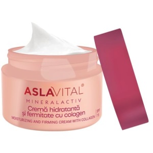 Crema hidratanta cu colagen pentru fermitate Mineralactiv, 50 ml, Aslavital - Img 2