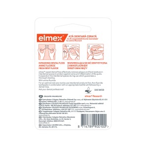 Elmex Ață Dentară Cerată cu Aromă Mentolată, 50 m - Img 2