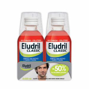 ELUDRIL Apa de gura 500ml pachet 1+1