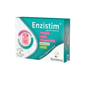 Enzistim, 15 comprimate gastrorezistente - Img 2