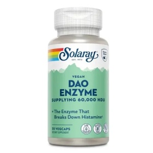 Extract standardizat din germeni de mazare Dao Enzymes Solaray, 30 capsule