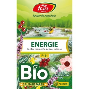 Fares Ceai Bio Energie, 20 plicuri - Img 6
