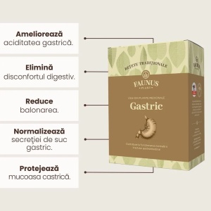 Faunus Ceai Gastric, 180g - Img 2