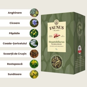 Faunus Ceai Hepatobiliar, 90g - Img 2