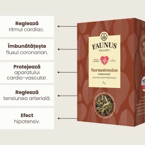 Faunus Ceai Tensiune Normala, 90g - Img 3