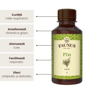 Faunus Sirop Pin, 200ml - Img 2