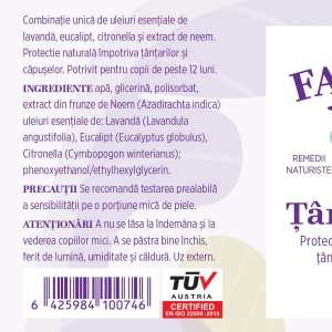 Faunus Tantaricus – Lotiune naturala anti tantari si capuse, 100 ml - Img 9
