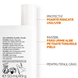 Fluid Anthelios UV-M 400 Oil Control SPF50+,50 ml, La Roche-Posay - Img 10