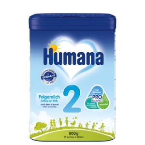 Formulă de lapte de continuare 2 Probalance, 6 luni+, 800 g, Humana