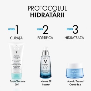 Gel Booster cu efect de hidratare, fortifiere si reumplere cu acid hialuronic Mineral 89, 50 ml, Vichy - Img 12