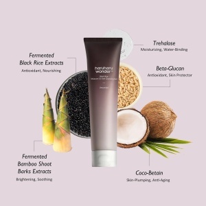 Gel de curatare bland cu pH 5.5 Haruharu Wonder Black Rice Moisture, 100 ml - Img 3