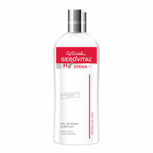 Gel spumant purifiant ten gras H3 Derma+, 200 ml, Gerovital - Img 2
