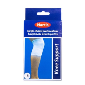 Genunchieră elastică, mărimea S, 1 bucată, Narcis
