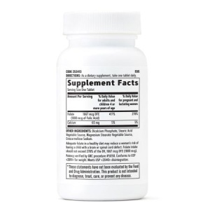 GNC Acid Folic 1000 mcg – 100 Tablete Vegetale - Img 2