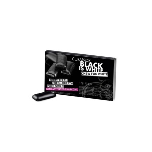 Guma de Mestecat CURAPROX Black is White 12 bucati - Img 2