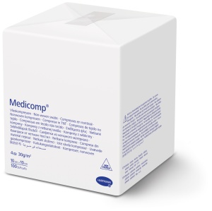 Hartmann Medicomp Extra – Comprese netesute 10x10 cm, 100 bucati - Img 1