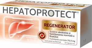 Hepatoprotect Regenerator, 32 capsule moi, Biofarm