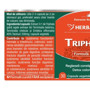 Herbagetica Triphalax, 30 capsule - Img 2