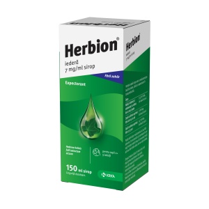Herbion Iedera sirop expectorant, 7 mg/ml, 150 ml, KRKA - Img 2