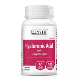 Hyaluronic Acid cu Collagen Complex, 30 capsule, Zenyth