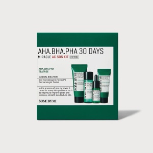Kit pentru ten acneic AHA BHA PHA 30 Days Miracle, 4 produse, Some By Mi - Img 2