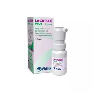 Lacrisek Plus spray ocular pentru ochi uscati, 10 ml, Fidia