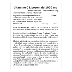 LGN Vitamine C Liposomale 1000 mg, 60 comprimate – Granions - Img 2