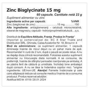 LGN Zinc Bisglycinate 15 mg 60 capsule vegetale, Granions - Img 2