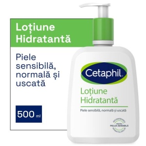 Lotiune hidratanta pentru fata si corp, 500 ml, Cetaphil - Img 2