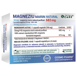 Magneziu Marin, 682 mg, 30 capsule, Cosmo Pharm - Img 2