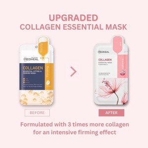 MEDIHEAL Collagen Essential Masca de fata cu colagen 24 ml - Img 3