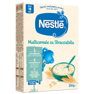 Nestle Multicereale cu Stracciatella – Cereale instant copii 18 luni+, 250g - Img 2