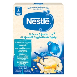 Nestle Somn Usor Grau si 5 Fructe, 250g – Gustare pentru bebelusi de la 8 luni - Img 1