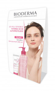 Pachet Crema Sensibio Defensive 40ml +Gel Spumant, 200ml, Bioderma