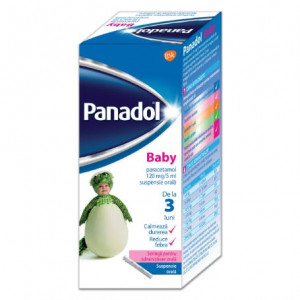 Panadol Baby suspensie orala, 120 mg/5 ml, 100 ml, Gsk - Img 2