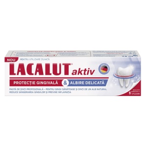Pastă de dinți cu plante medicinale herbal Aktiv, 75 ml, Lacalut