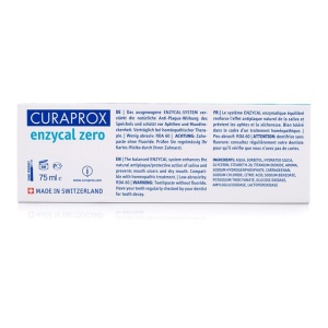Pasta de Dinti Curaprox EnzyCal Zero fara Fluor si SLS – 75 ml - Img 3