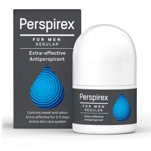 Perspirex Men Regular Antiperspirant Roll-On, 20 ml, Protecție până la 5 Zile, pentru Axilă