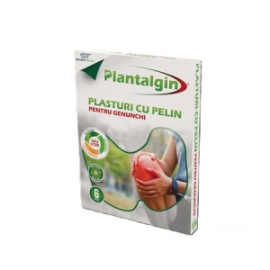 Plasturi cu Pelin pentru dureri de genunchi, 6 bucăți, Plantalgin