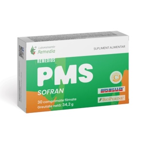 Remedios PMS, 30 comprimate filmate, Laboratoarele Remedia