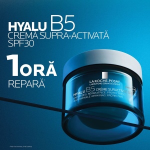 Rezerva Crema supra-activata cu acid hialuronic si SPF 30 Hyalu B5, 50 ml, La Roche-Posay - Img 3