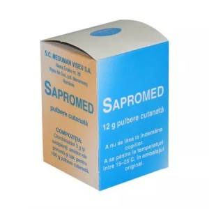 Sapromed pulbere cutanata, 12 g – Meduman