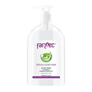 Săpun lichid pure cu aloe vera, 500 ml, Farmec