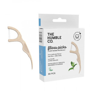 Scobitori cu ata dentara cu menta 50buc Humble
