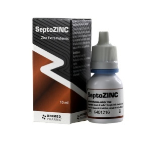 SeptoZINC soluție izotonică pentru ochi, 10 ml, Unimed Pharma