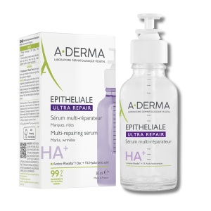 Ser multireparator cu acid hialuronic Epitheliale Ultra Repair HA+, 30 ml, A-Derma